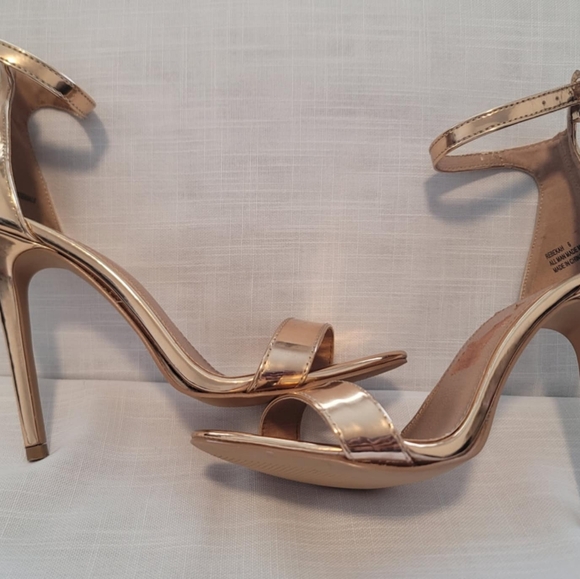 Charlotte Russe Rebekah, open toe Stiletto, cooper color 5' heal - Picture 6 of 9